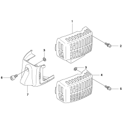 Cover Assembly for Husqvarna 123 HD60