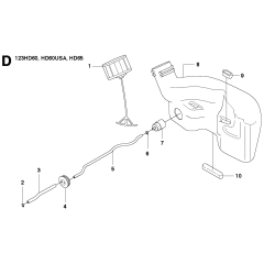 Fuel Tank Assembly for Husqvarna
