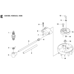 Ignition System for Husqvarna 123 HD60