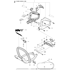 Handle & Controls for Husqvarna 123
