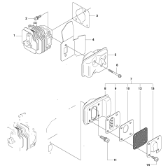 Muffler Assembly for Husqvarna