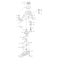 Gear Housing for Husqvarna 123 HD65X