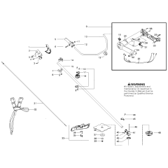 Shaft & Handle for Husqvarna 124R