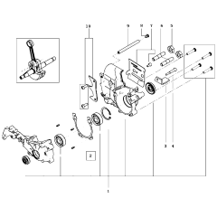 Crankcase Assembly Husqvarna 125