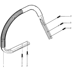 Handle Assembly for Husqvarna 125