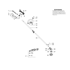 Shaft & Handle for Husqvarna 128 LDX