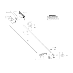 Shaft & Handle for Husqvarna 129 L