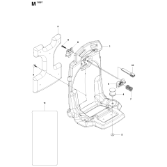 Frame Assembly for Husqvarna 130BT