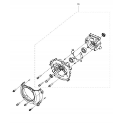 Crankcase for Husqvarna 131 R