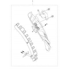 Debris Shield for Husqvarna 131 R