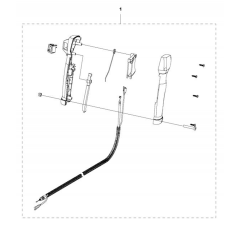 Handle & Controls for Husqvarna 131 R