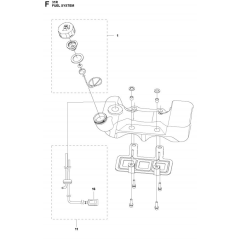 Fuel System for Husqvarna 131 R