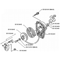 Starter for Husqvarna 132 L