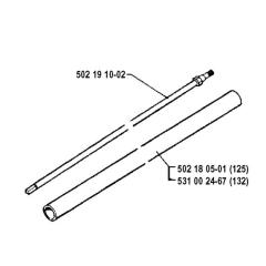 Shaft for Husqvarna 132 L