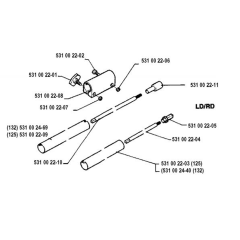 Shaft for Husqvarna 132 L