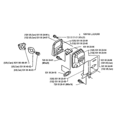 Muffler for Husqvarna 132 L