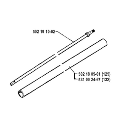 Shaft for Husqvarna 132 LD