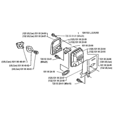 Muffler for Husqvarna 132 LD