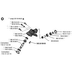 Steering Column for Husqvarna 132RB