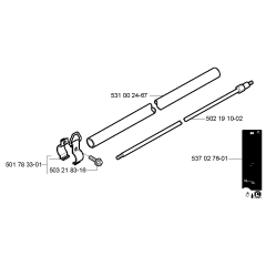 Shaft for Husqvarna 132RJ