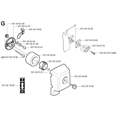 Air Filter for Husqvarna 132RJ