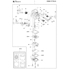 Carburetor Assembly for 135E