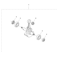 Crankshaft Assembly for Husqvarna