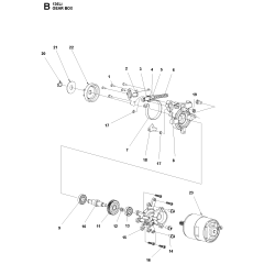 Gear Box for Husqvarna 136LI