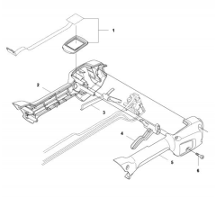 Handle for Husqvarna 136 LiC