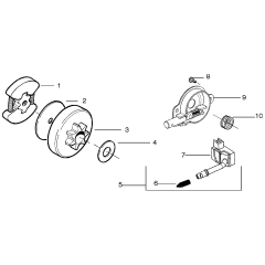 Clutch & Oil Pump for Husqvarna 137e