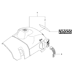 Cylinder Cover for Husqvarna 140