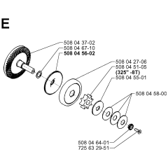 Clutch Assembly for Husqvarna 1400