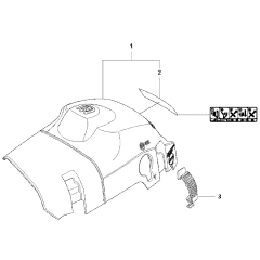 Cylinder Cover for Husqvarna 140e