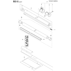 Tube & Shaft for Husqvarna 143Rii