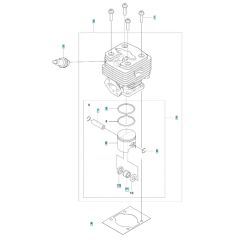 Cylinder Assembly for Husqvarna