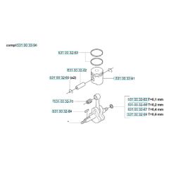 Piston, Crankshaft Assembly