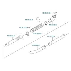 Tube Assembly for Husqvarna 145 BT