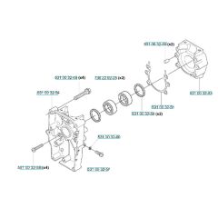 Crankcase Assembly for Husqvarna