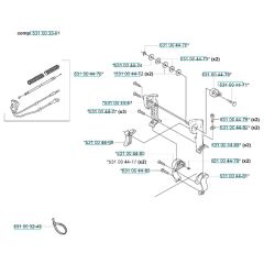 Handle Assembly for Husqvarna 145 BT