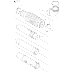 Tube Assembly for Husqvarna 150BF