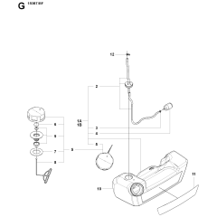 Fuel Tank Assembly for Husqvarna