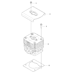 Cylinder Assembly for Husqvarna 150BT