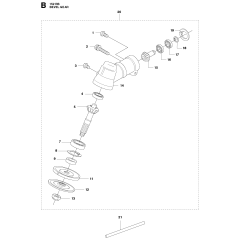 Bevel Gear for Husqvarna 152RB