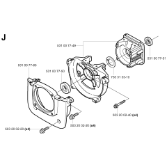Crankcase for Husqvarna 152RJ