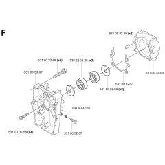 Crankcase Assembly for Husqvarna