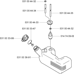 Fuel Tank Assembly for 155B