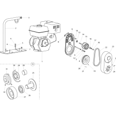 Motor & Drive Kit for Belle 1600