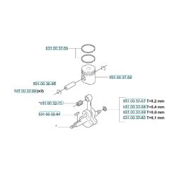 Piston, Crankshaft Assembly