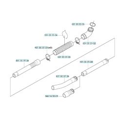Tube Assembly for Husqvarna 165 BT