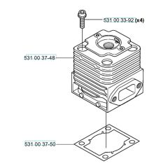 Cylinder Assembly for Husqvarna